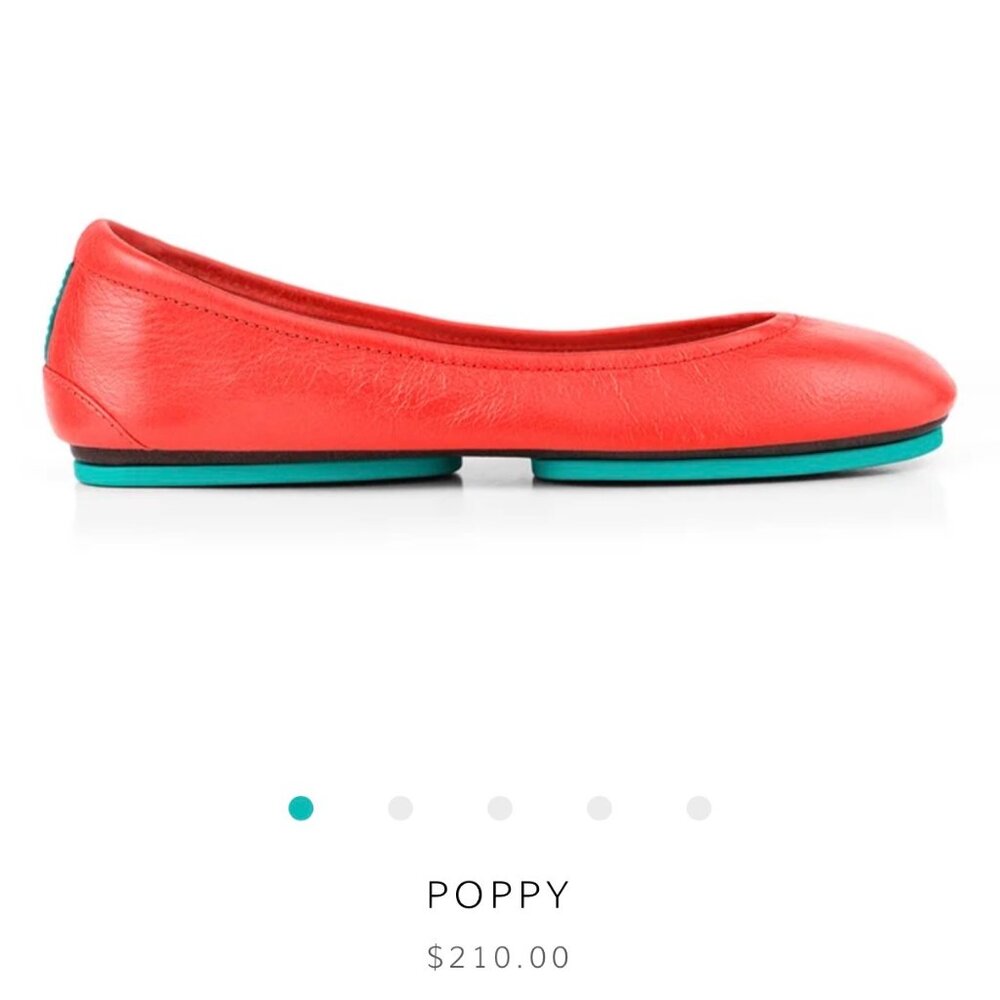🦄 NIB Tieks Poppy - Limited Edition 🦄